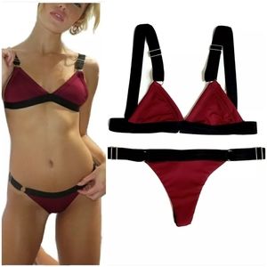 Jyork The Label Lenny Burgundy Bikini NWT XS/S